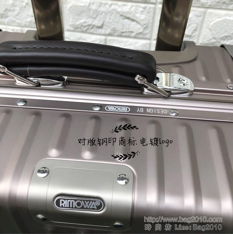 RIMOWA日默瓦 拉箱/拉杆箱 Classic flight 系列 全鋁鎂合金 8016復古款 高級手工坊精品 20寸登機箱  xbt1109